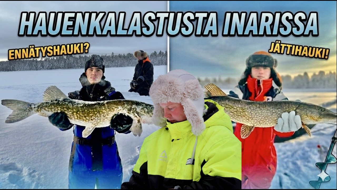 ISMETE KALASTUSTA INARILLA || REVANSSI VIIME KEVÄÄLTÄ