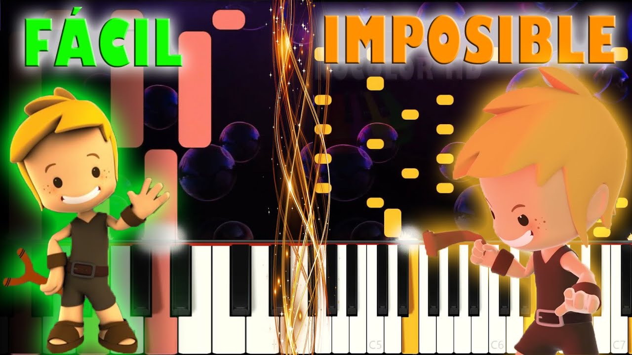 El Guerrero David | de MUY F&Aacute;CIL a IMPOSIBLE PIANO | Peque&ntilde;os H&eacute;roes