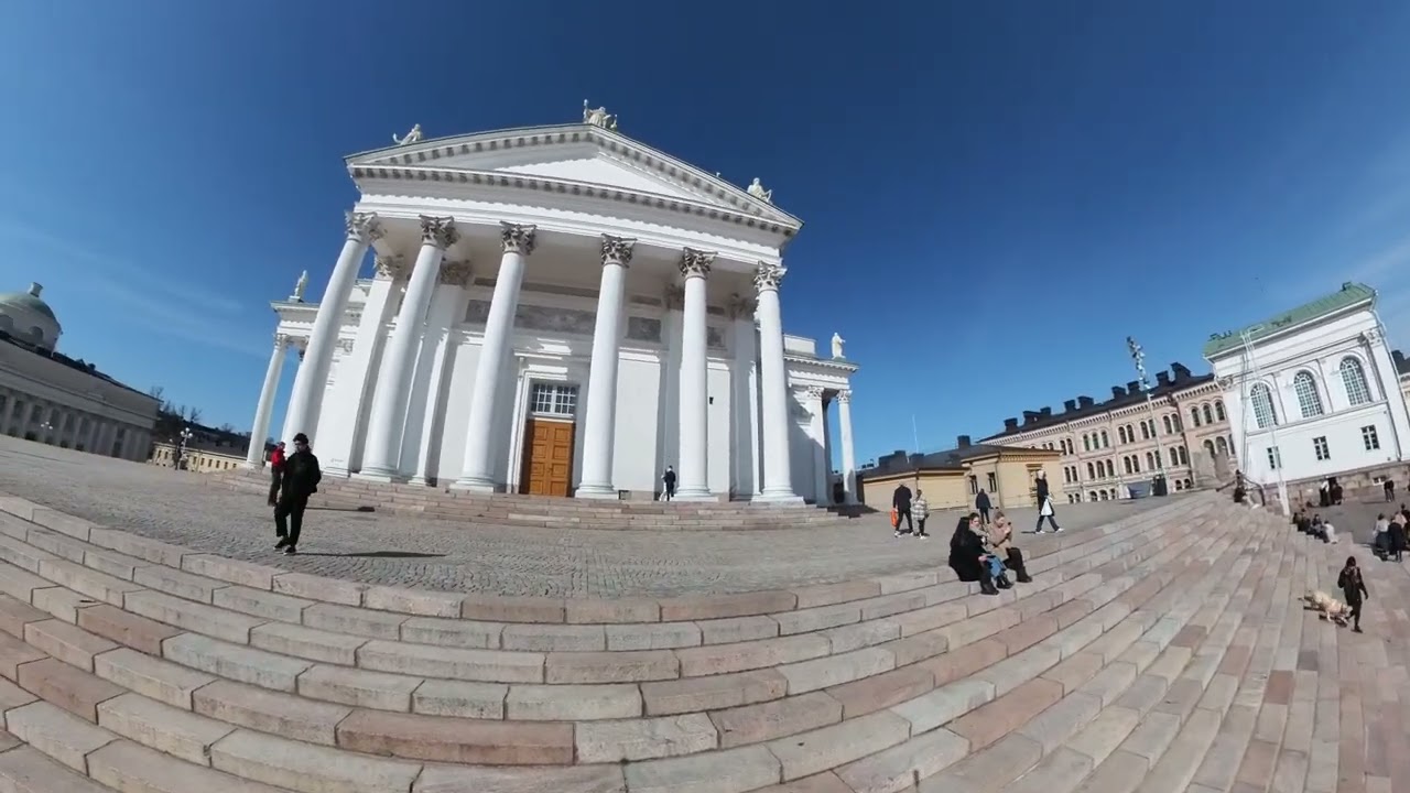 Tuomiokirkko ja Senaatintori Helsinki | 360-video | Finland tourist attractions