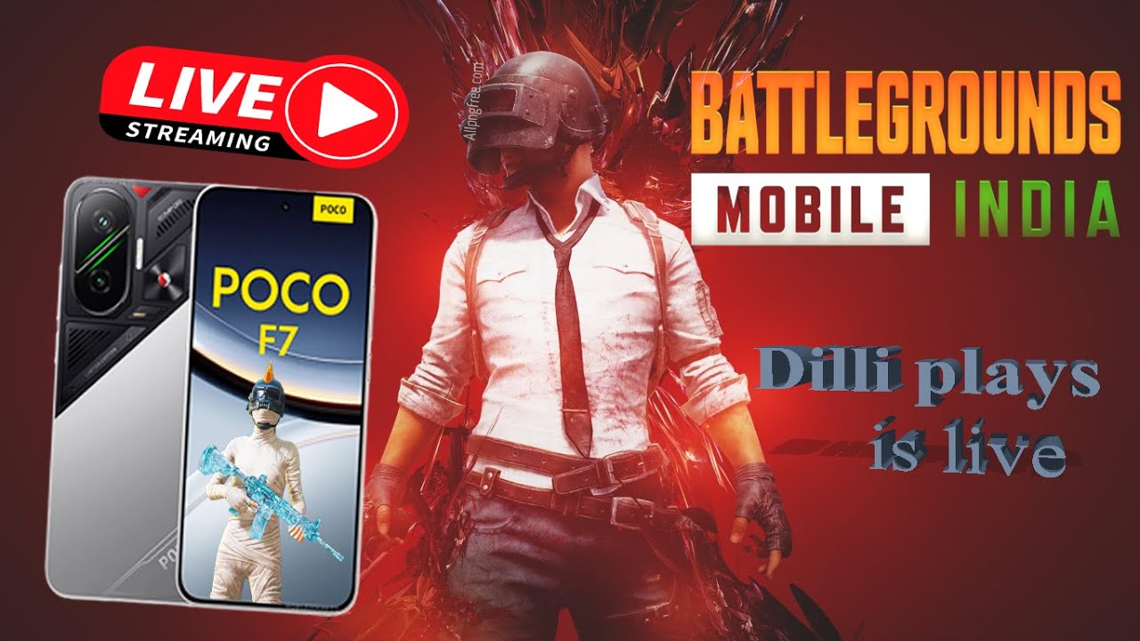 POCO F7 |BGMI  4.2 update | DILLI PLAYS|LIVE