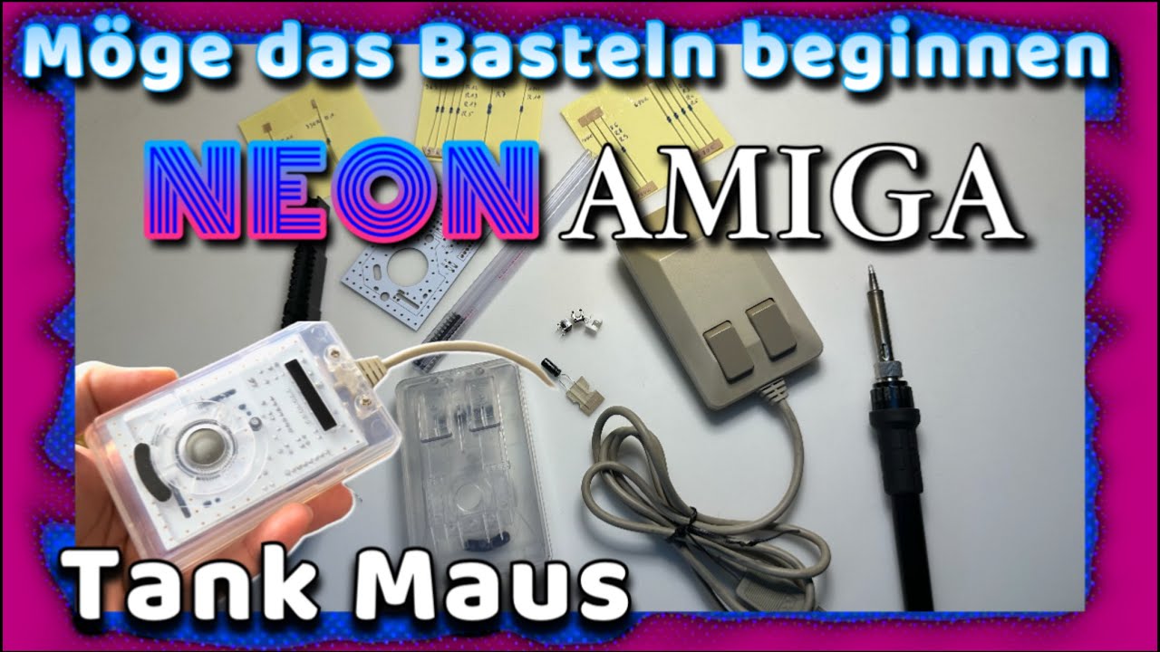 So habt Ihr sie noch nicht gesehen !! - NEON Amiga Maus