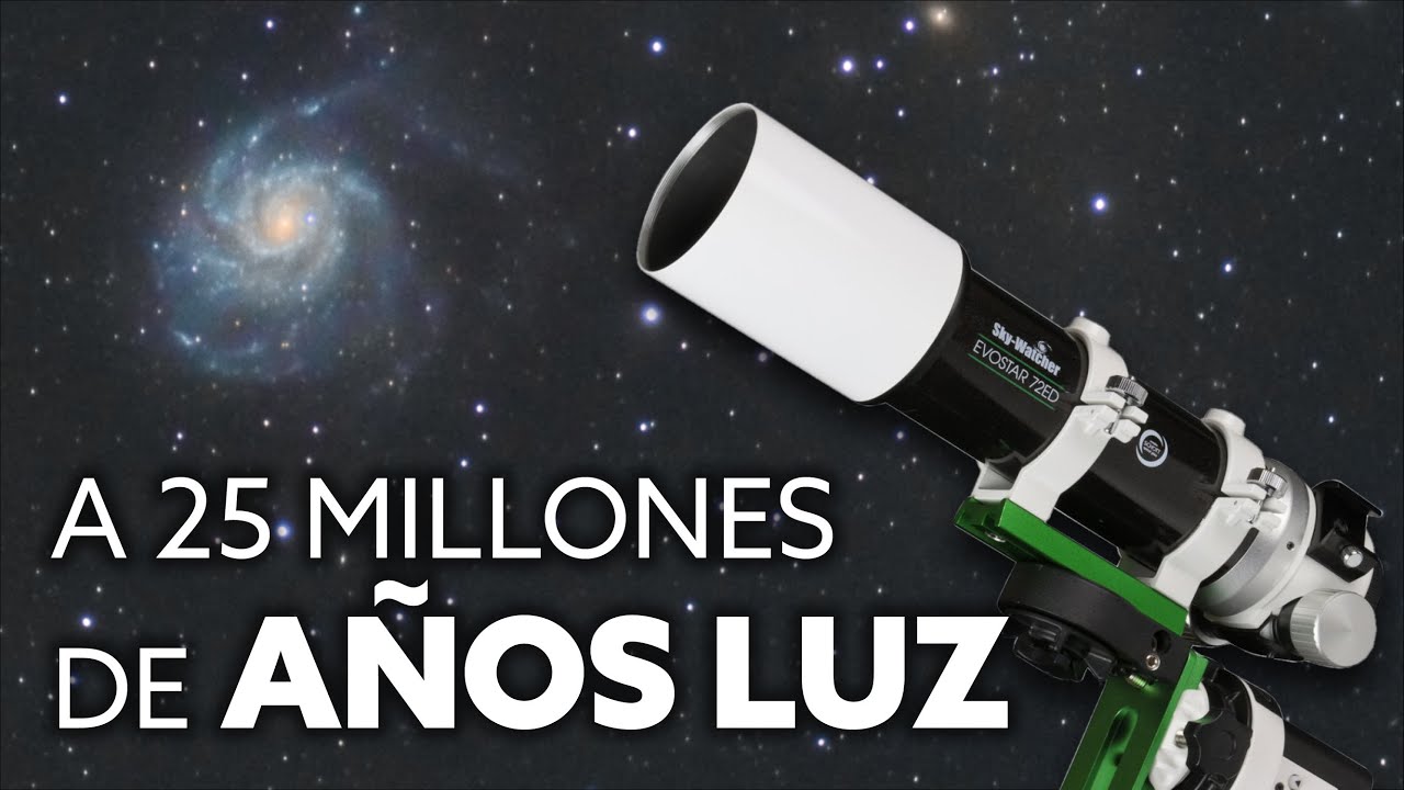 FOTOGRAFIANDO GALAXIAS ✨🔭  a 25 MILLONES de años luz: M101 la Galaxia del Molinete