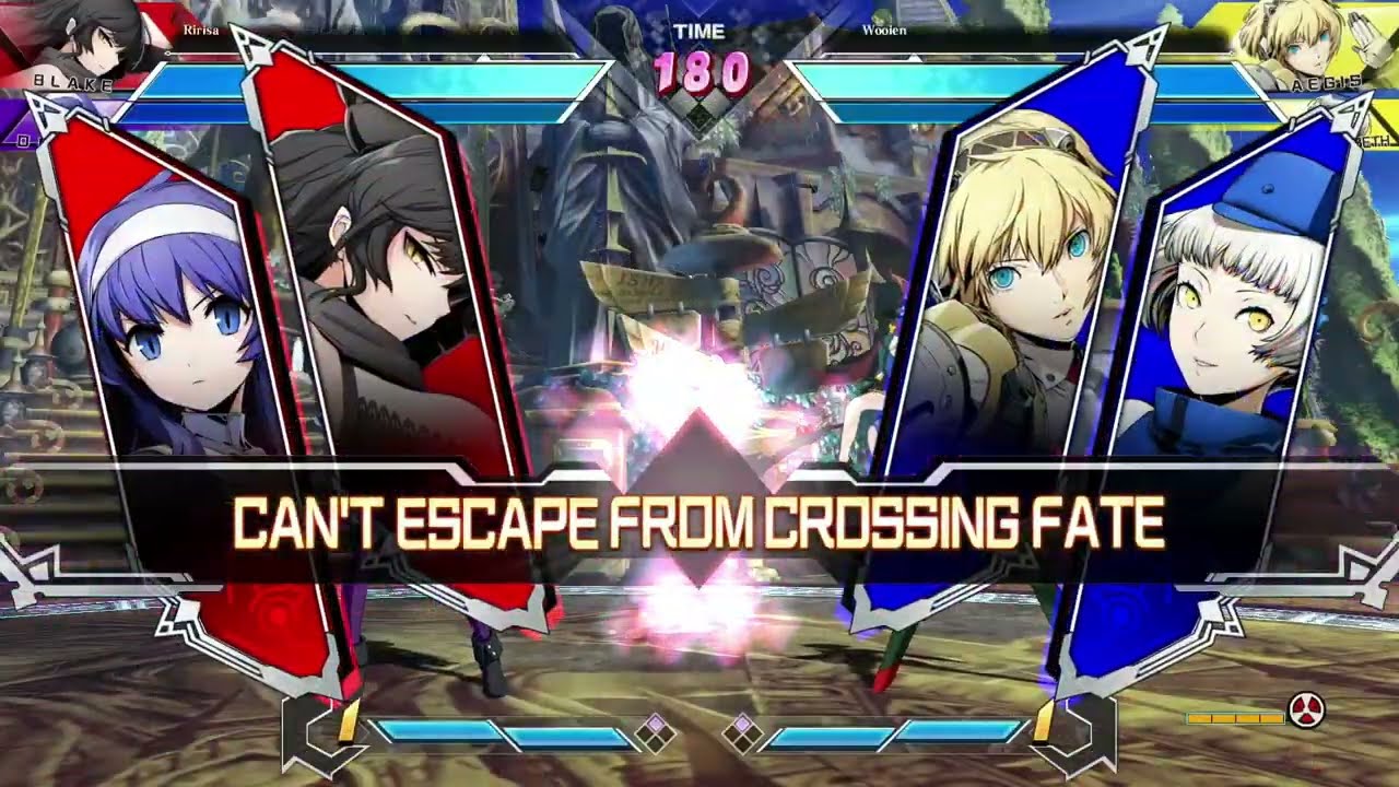 BBTAG Online: Ririsa (Blake/Orie, Chie/Yukiko) vs. Wooien (Aegis/Elizabeth)