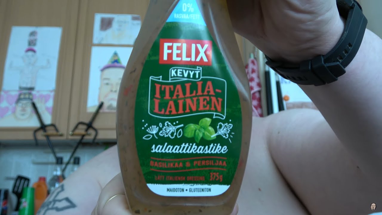 Hampaaton l&auml;ski sy&ouml;: Osa 2692 - Felix Kevyt Italialainen salaattikastike