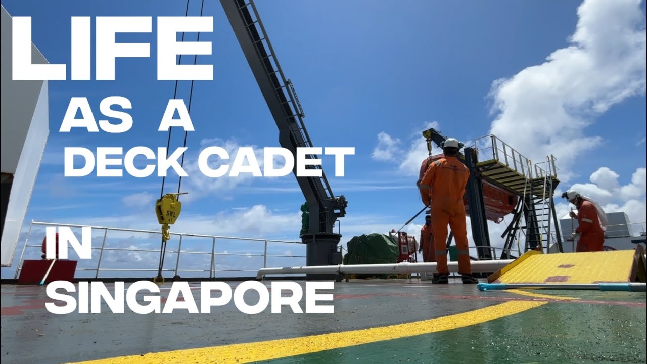 life of a deck cadet working his way through Singapore port calls.