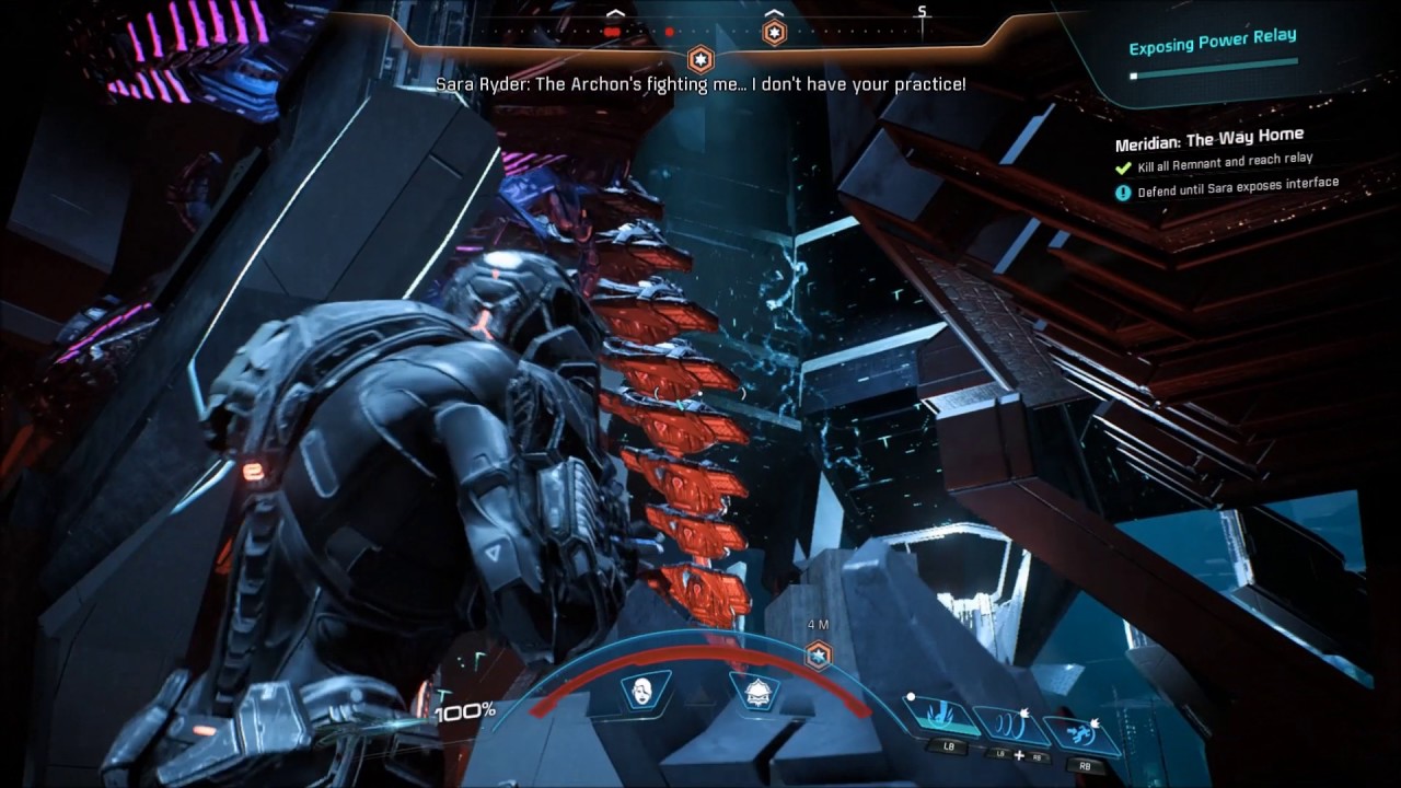 Mass Effect Andromeda Defeat All Remnant Reach Relay Wait for Relay Exposure to Interface