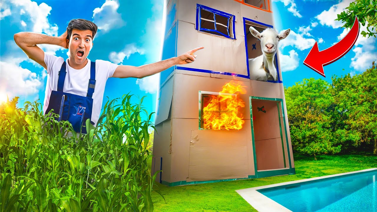 CINE PĂRĂSEȘTE ULTIMUL CASA DIN CARTON CHALLENGE !! **Partea 2