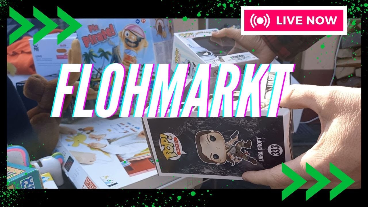 FLOHMARKT LIVE #36 - 😮 Unverhoffte Funko Pop-Schnäppchen und wahnwitzige Gameboy-Preise! 💰💰💰