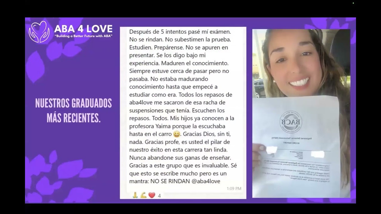 ABA 4 LOVE ❤️ - RBT Repaso Gratis a Estudiantes [ 22 de mayo, 2025] 