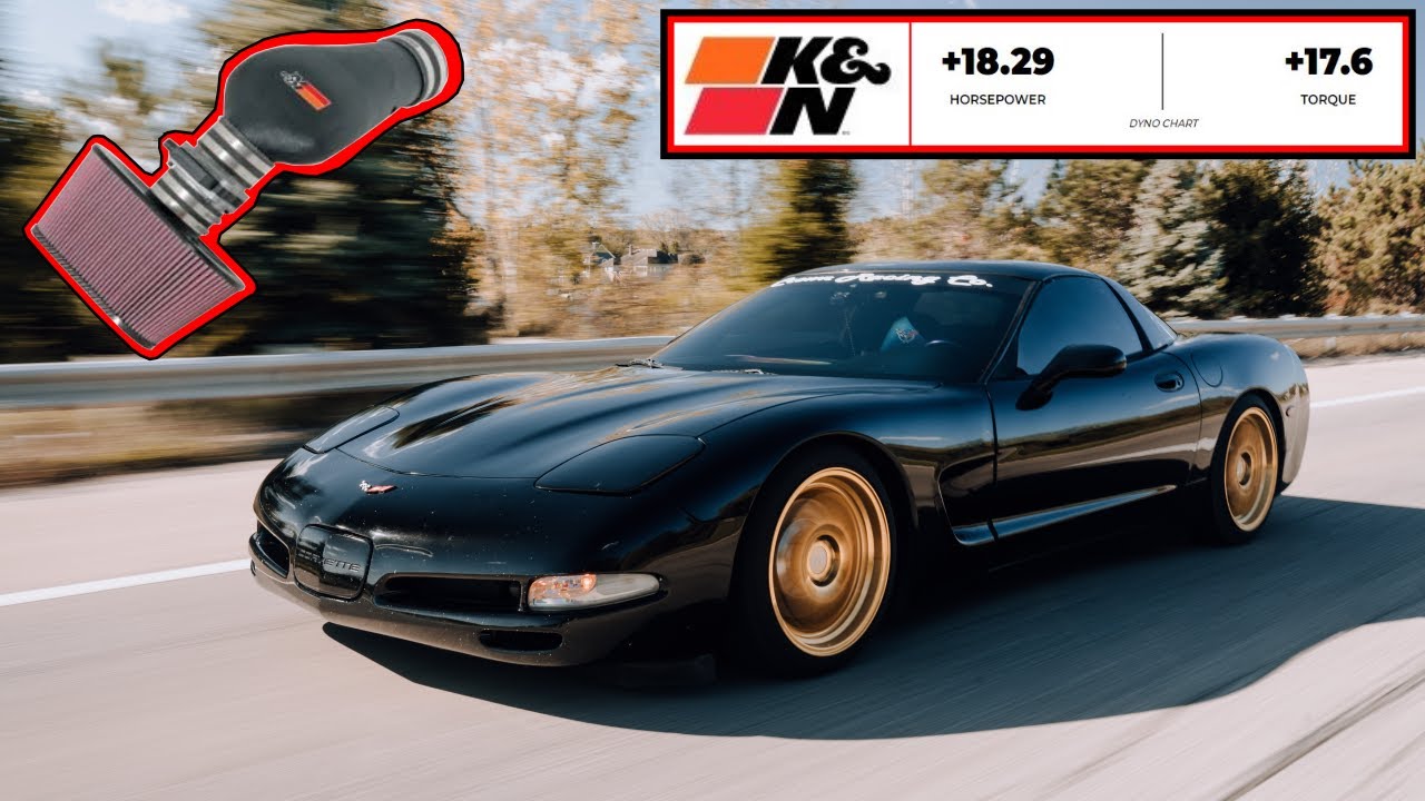 C5 Corvette K&N Cold Air Intake Install and Review