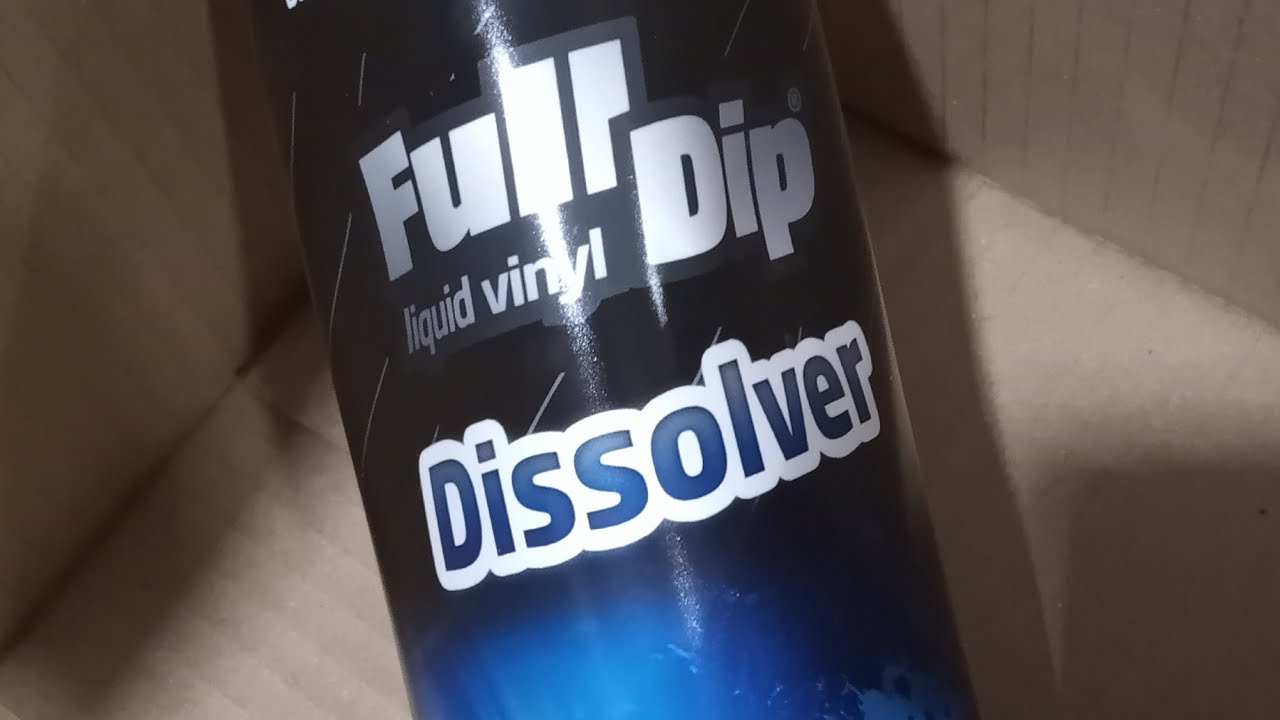 Quitando vinilo líquido imposible con FULLDIP DISSOLVER