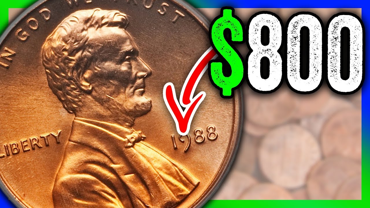 THESE LINCOLN PENNIES FROM 1988 ARE WORTH MONEY!!