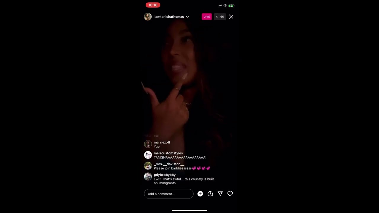 Tanisha Thomas From Baddies Atl Goes Live And Goes On A Rant