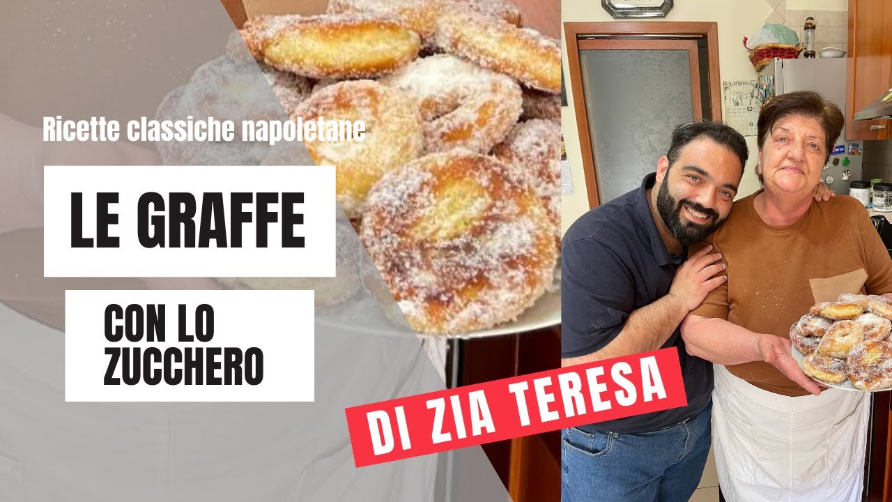 Graffe con lo zucchero di Zia Teresa