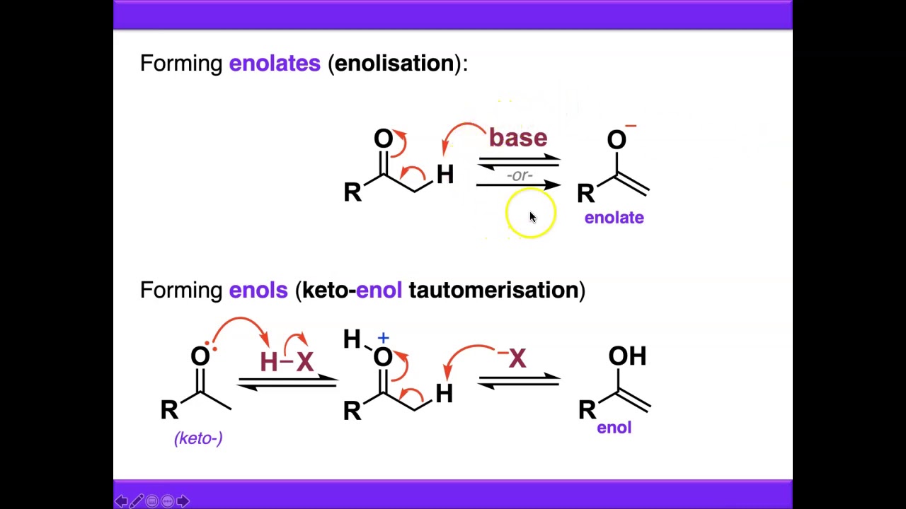 Enols and Enolates