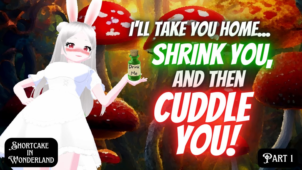 White Rabbit Girl Shrinks You and Cuddles You In Wonderland! ASMR Roleplay 🐇 [tiny listener] [F4M] 🍄