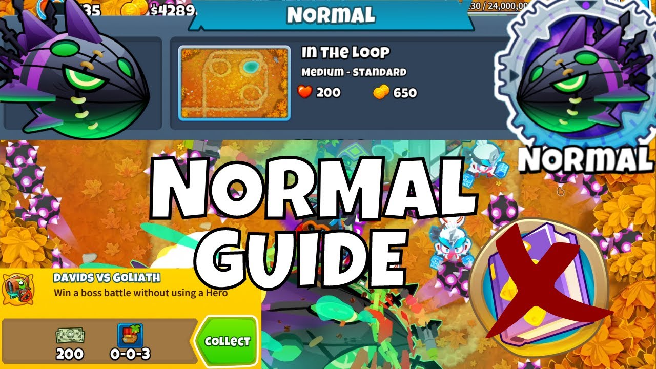 LYCH NORMAL - GUIDE - NO MK - David vs. Goliath achievement - In the Loop - BTD6