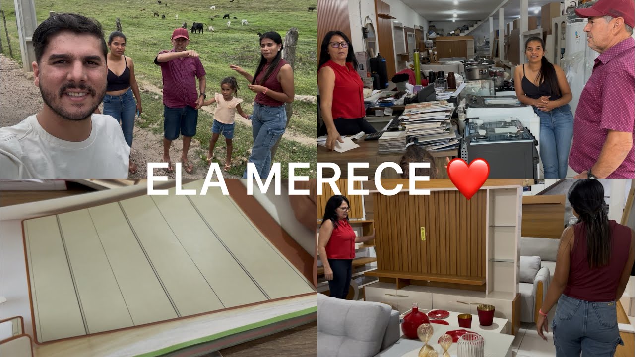 PRESENTEEI MINHA MÃE COM UM LINDO GUARDA ROUPA !!! 🤩