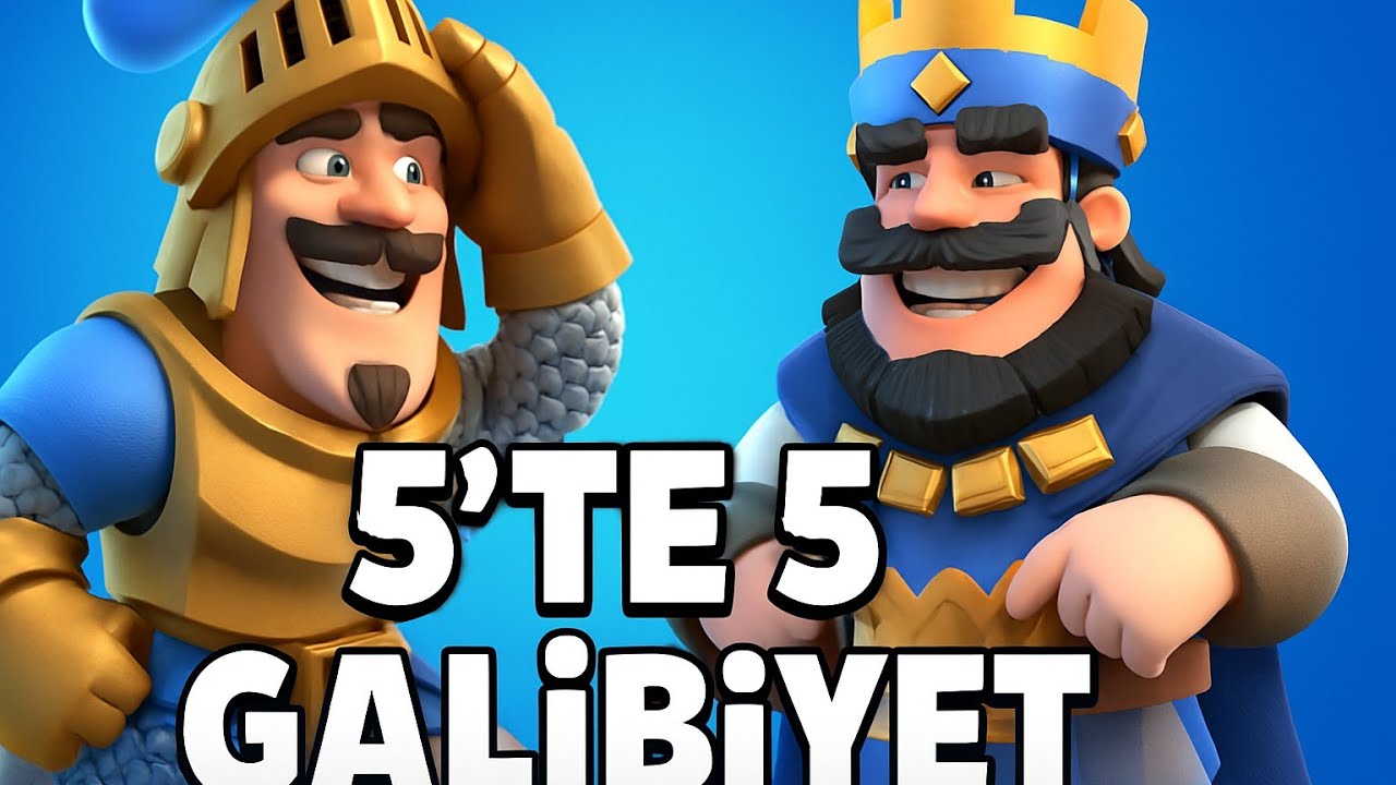 İlk Clash Royale Videomda 5’te 5 Galibiyet! 🔥👑 | Clash Royale Türkçe Oynanış