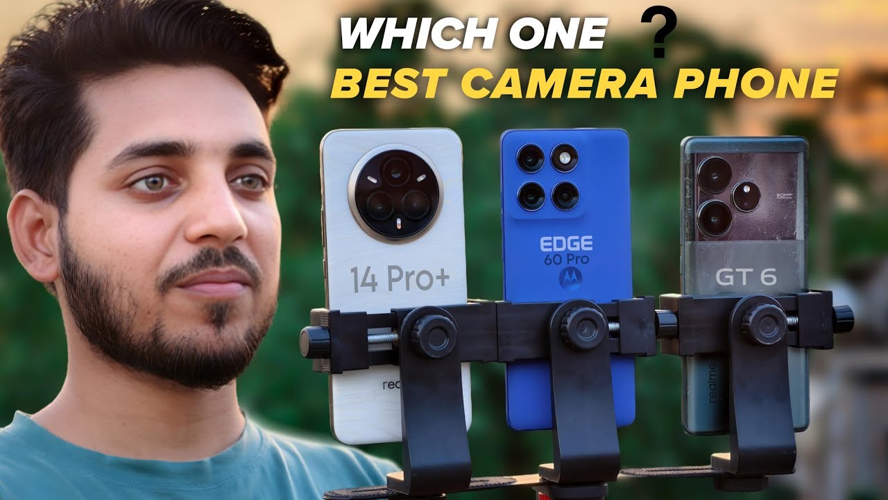Motorola Edge 60 Pro vs Realme GT 6 vs Realme 14 Pro+ Camera Comparison🔥