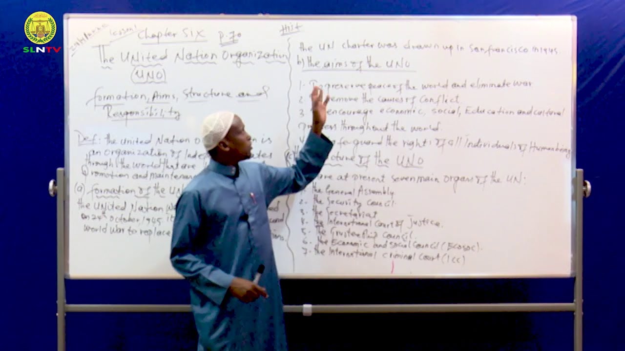 Casharka 01 | History Form Four | Ch:6 © SLNTV