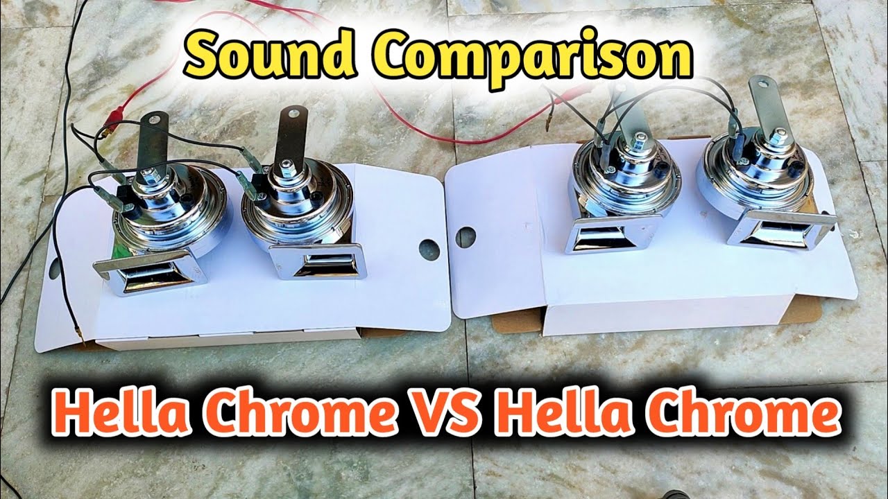 Sound Comparison | Hella Chrome VS Hella Chrome | Experiment Video | Quality Lovers | 2024