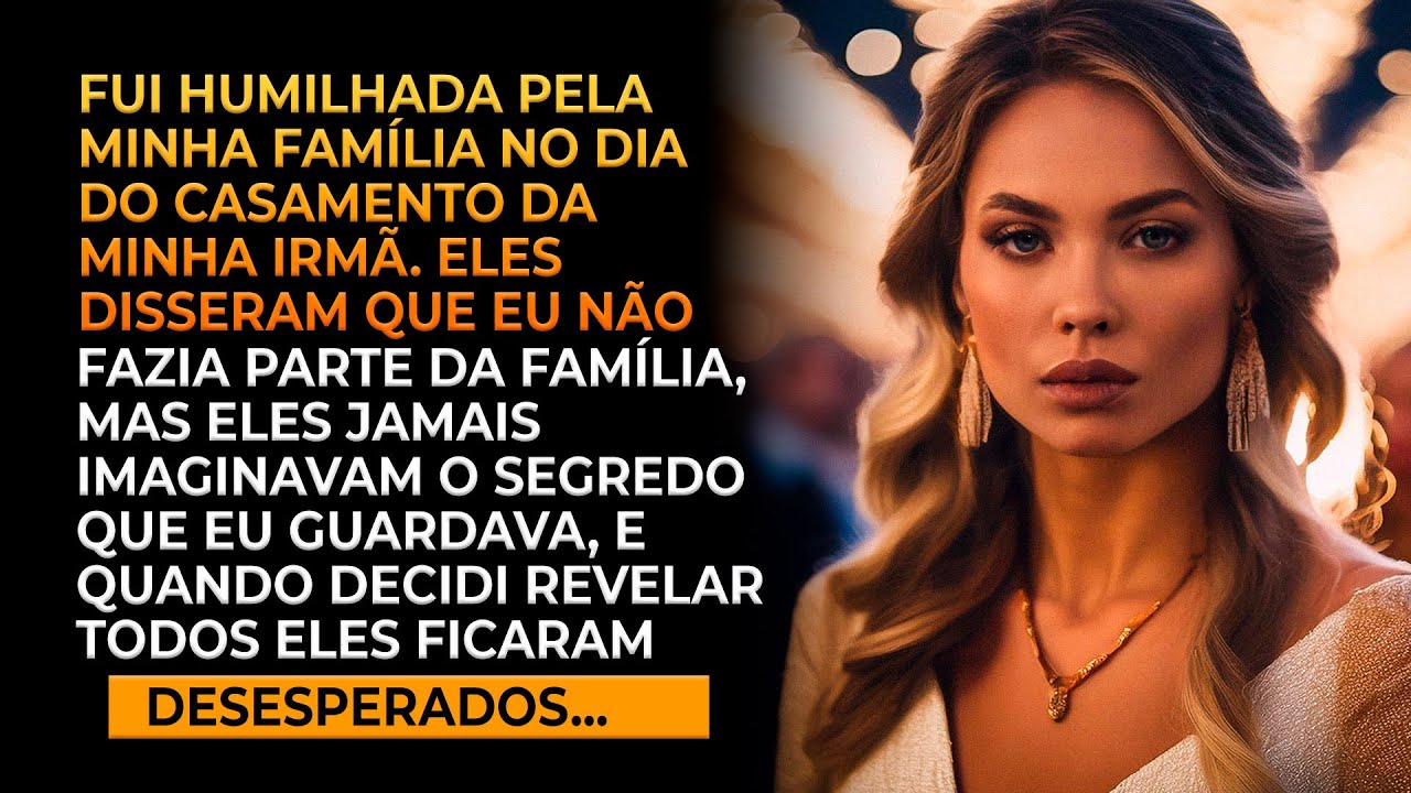 Fui humilhada pela minha família no casamento da minha irmã, mas eu escondia um segredo há 9 anos...