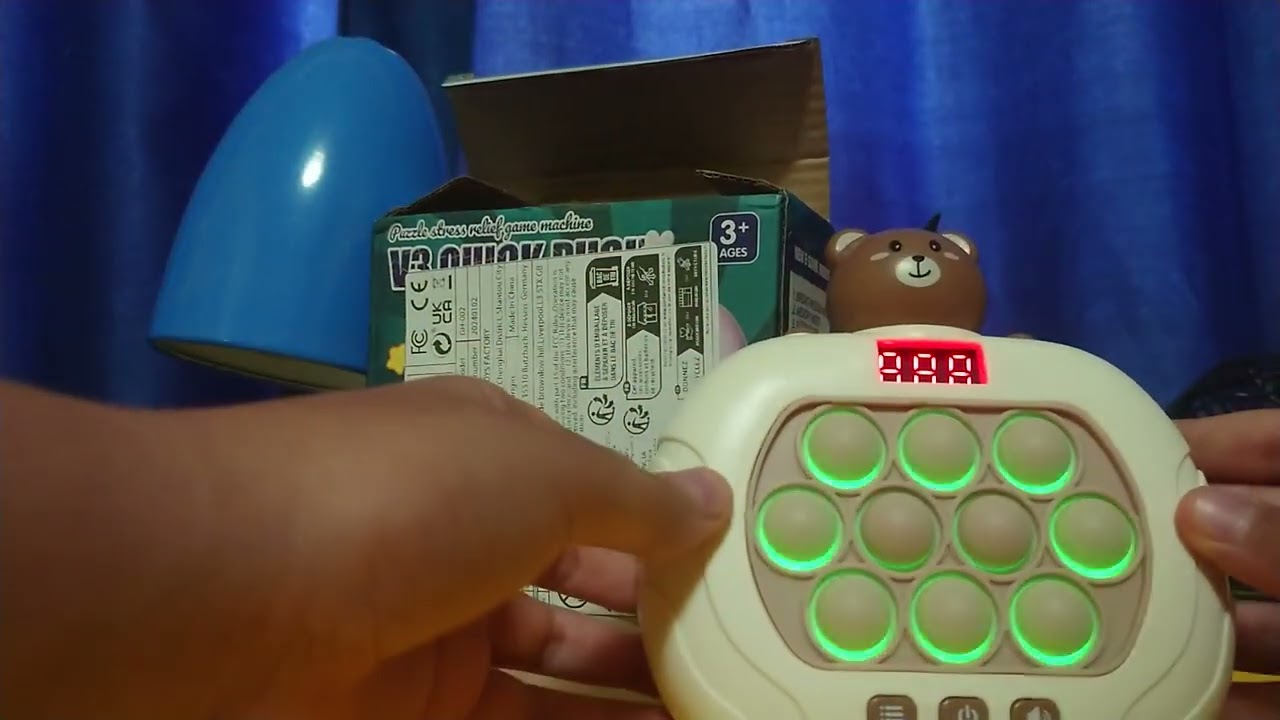 V3 Quick Push Game With 999 Levels (Bear version) Unboxing