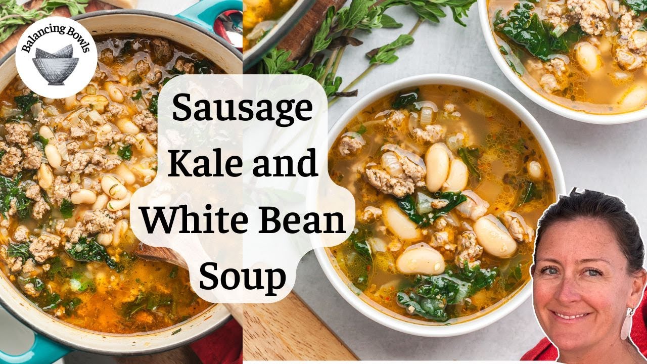 Sausage Kale and White Bean Soup (Healthy, Cozy & Better the Next Day)
