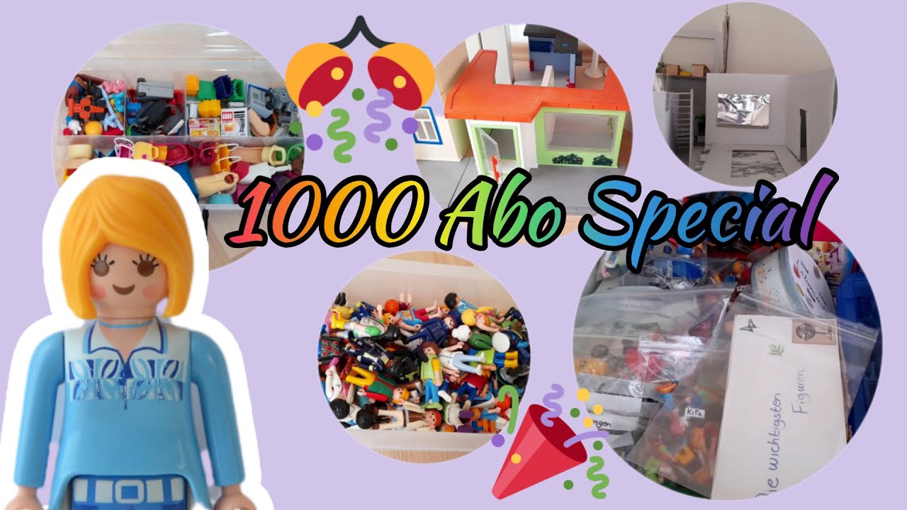 Playmobil Special Unsere Playmobilsammlung| Hinter den Kulissen| 1000 Abonnenten Special