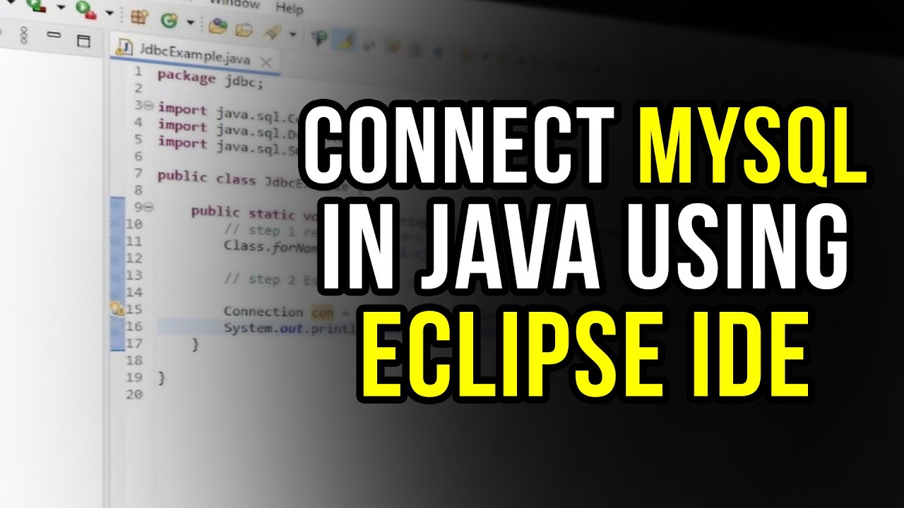 Как подключить базу данных MySQL в Java с помощью Eclipse IDE | Подключение MySQL JDBC в Eclipse ...