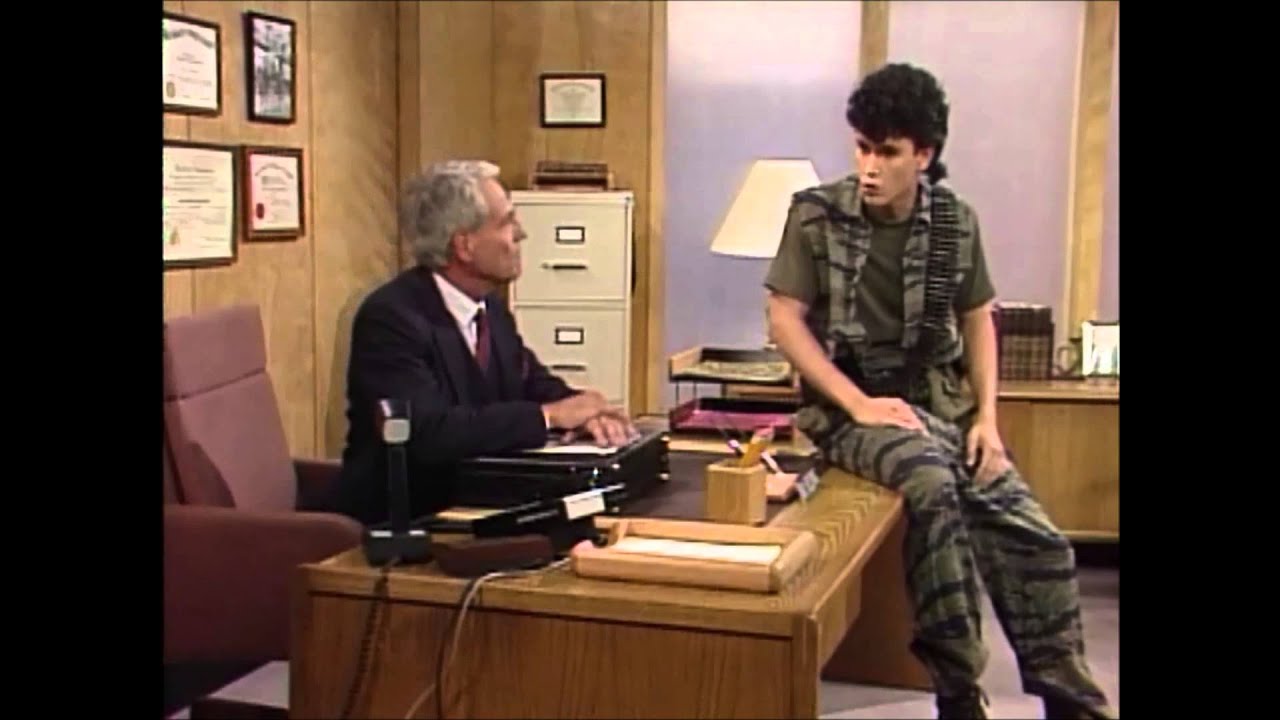 Saved By The Bell - Zack Morris Takes Military Academy Interview For A.C. Slater
