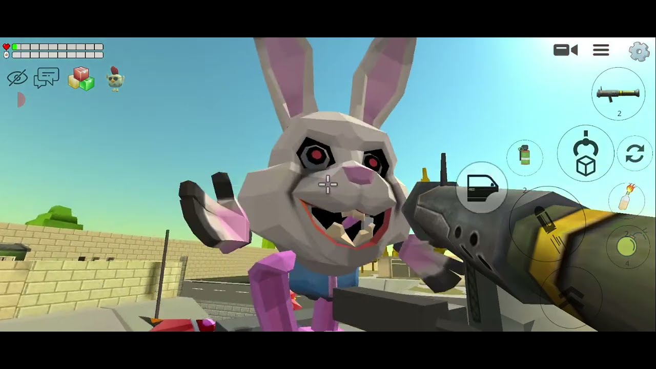 🥚🐰CONEJO TERRORIFICO DE PASCUA 🐰🥚 HUEVOS 🐥 ARMAS CHICKEN GUN