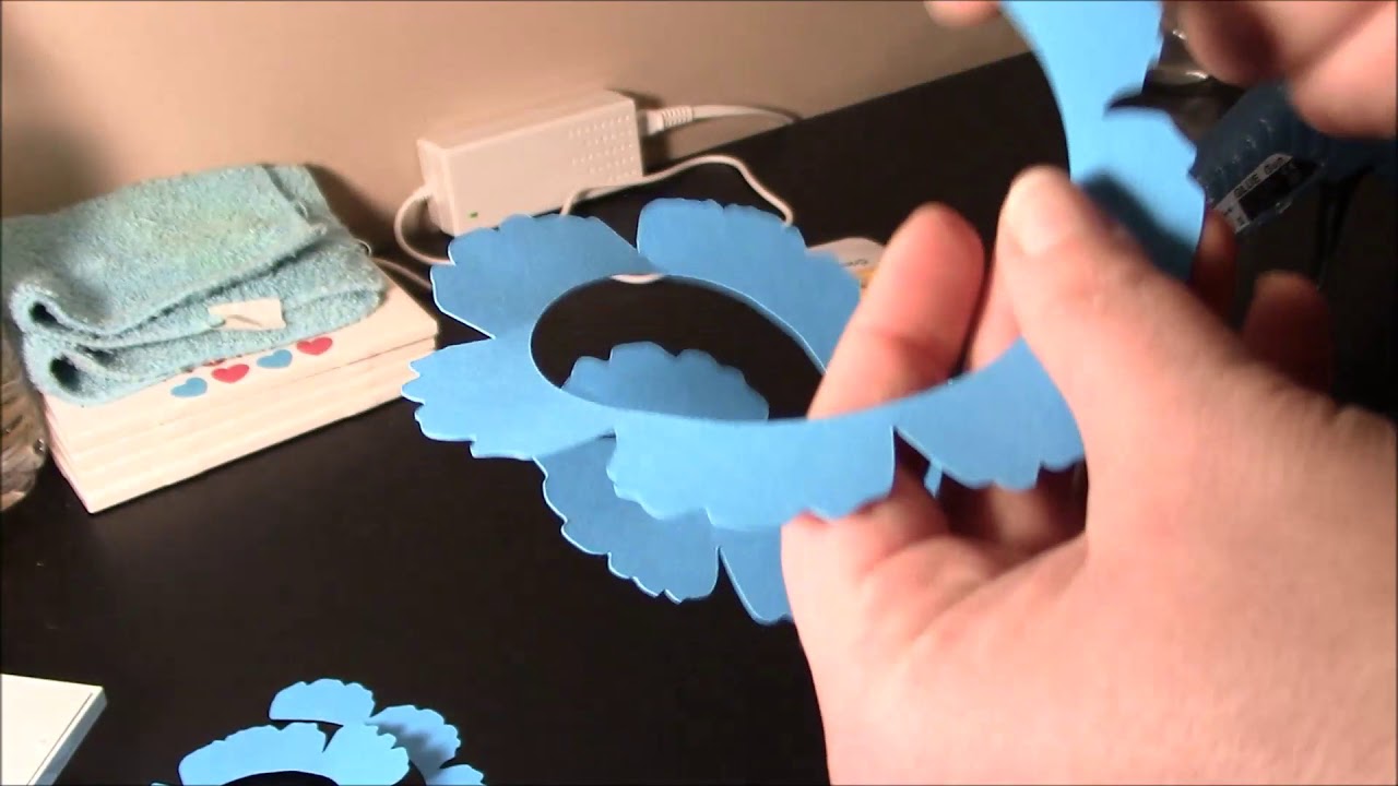 Rolled Paper Flower Tutorial using your Cricut easy craft