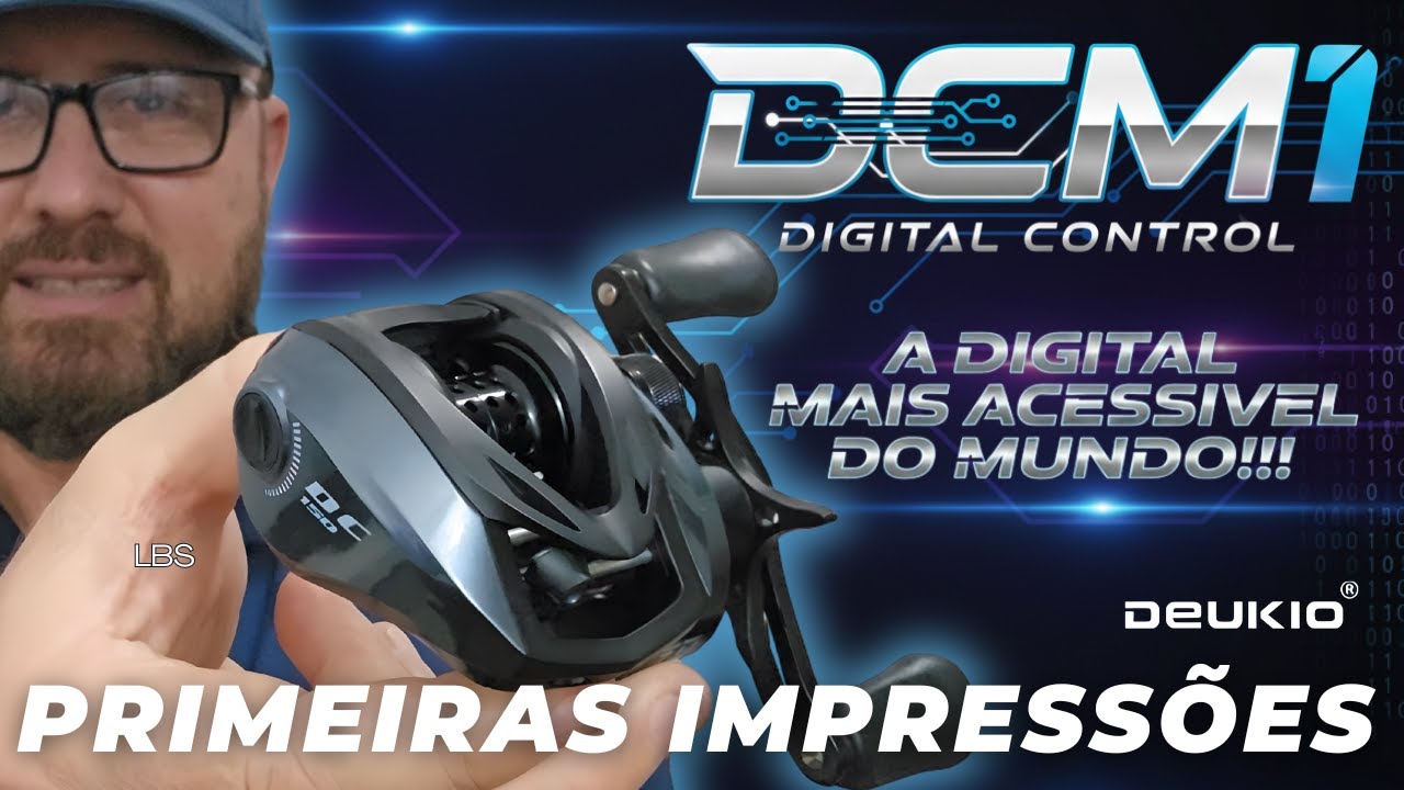 Carretilha DEUKIO DCM1 Digital &eacute; boa? Primeiras impress&otilde;es