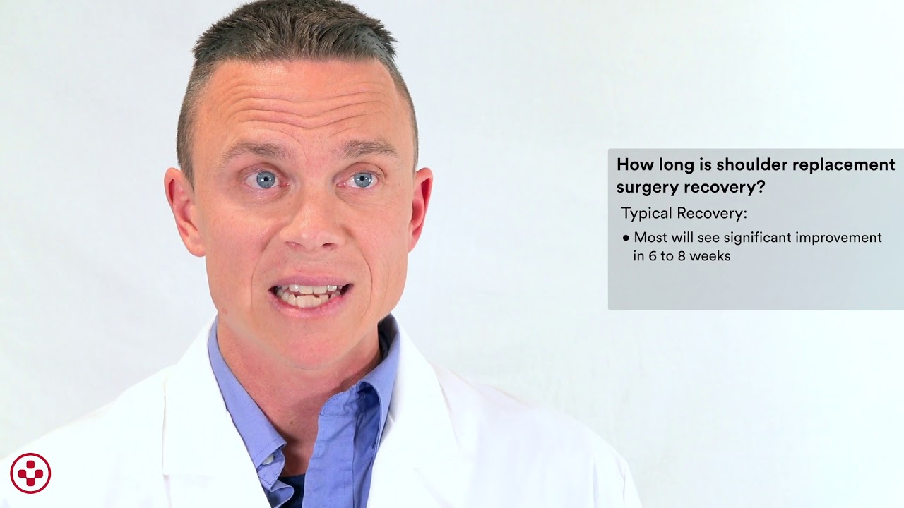 How long is shoulder replacement surgery recovery?