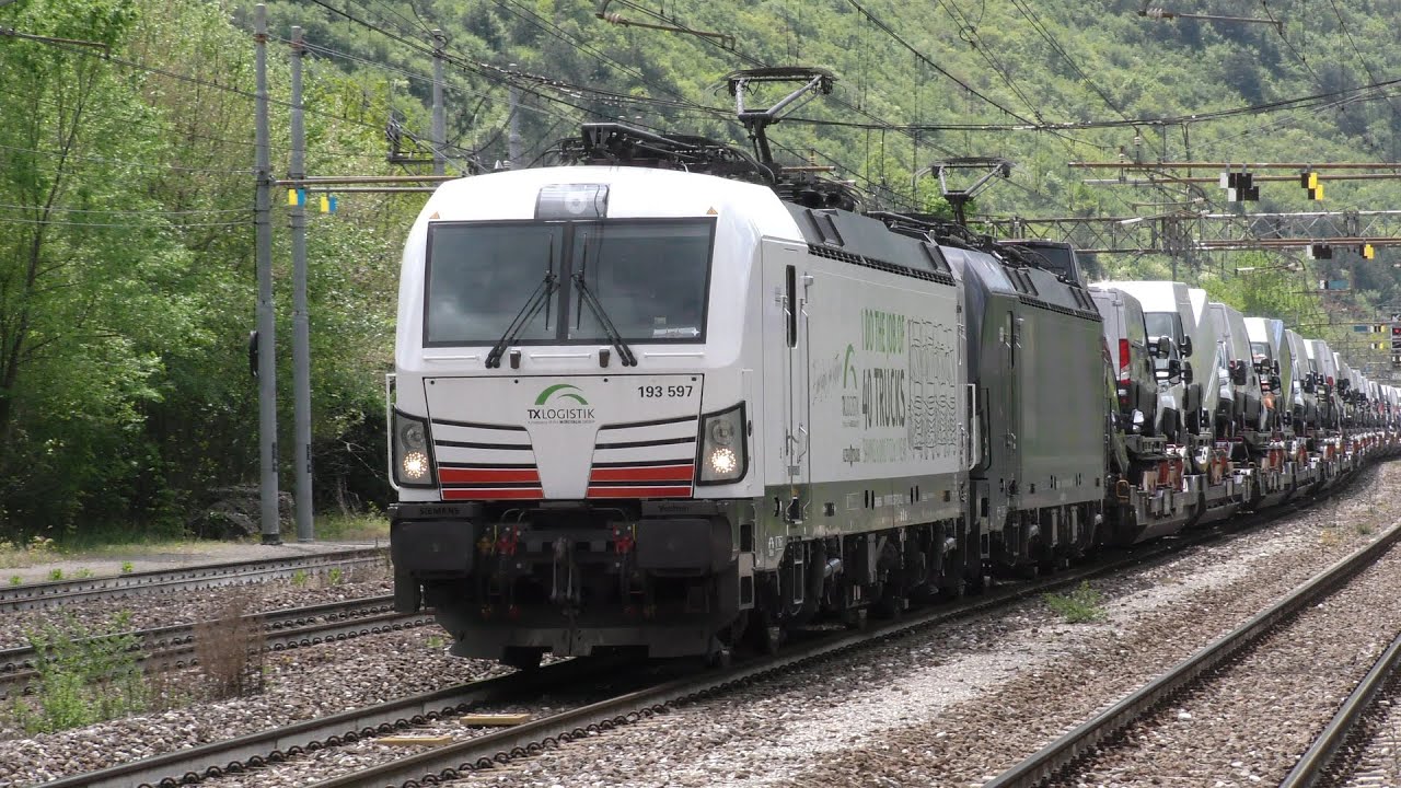4K - 2022-04-25 Brennero Transiti di primavera 2/4 - Stazione di Peri