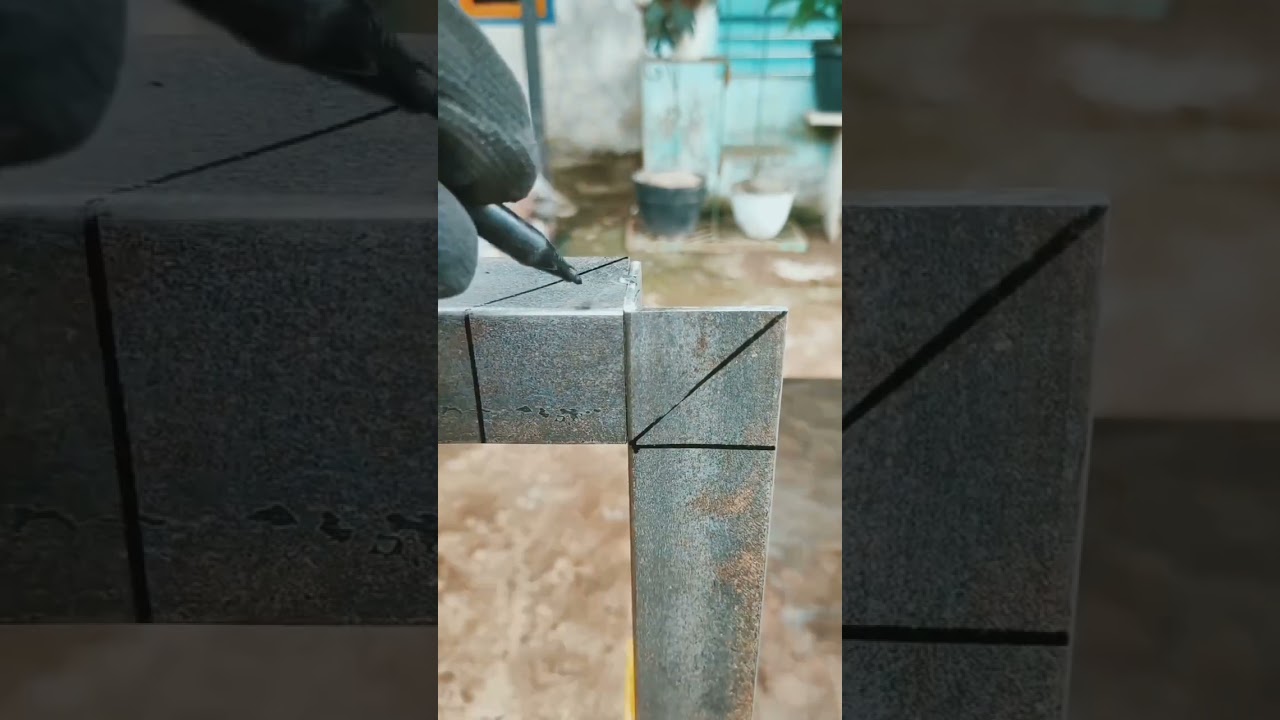 old welder trick close right angel #fab2ku #tubenotching #pipenotching #notching #copingtubing