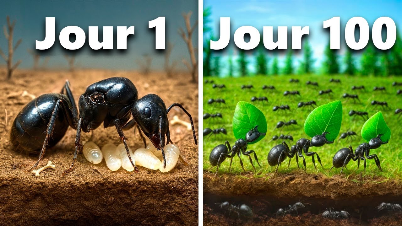Simuler une Colonie de Fourmis Pendant 100 Jours