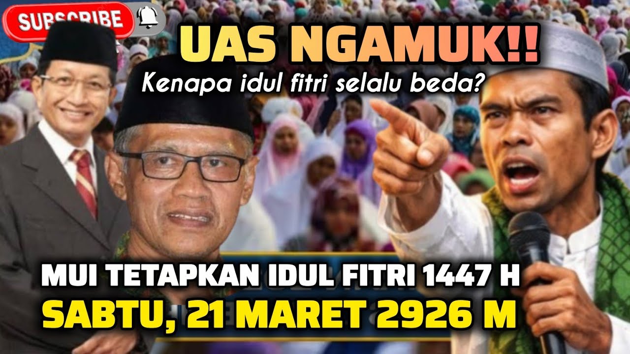 KENAPA LEBARAN SELALU BEDA?! USTADZ ABDUL SOMAD BONGKAR FAKTA MUHAMMADIYAH DAN NU