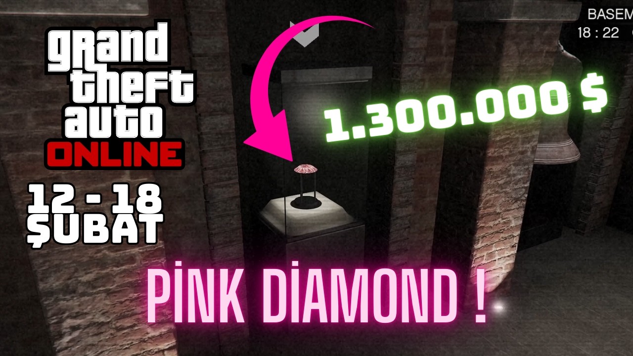 GTA ONLİNE Cayo Perico'da Pink Diamond Fırsatı ! (12 ŞUBAT - 18 ŞUBAT)