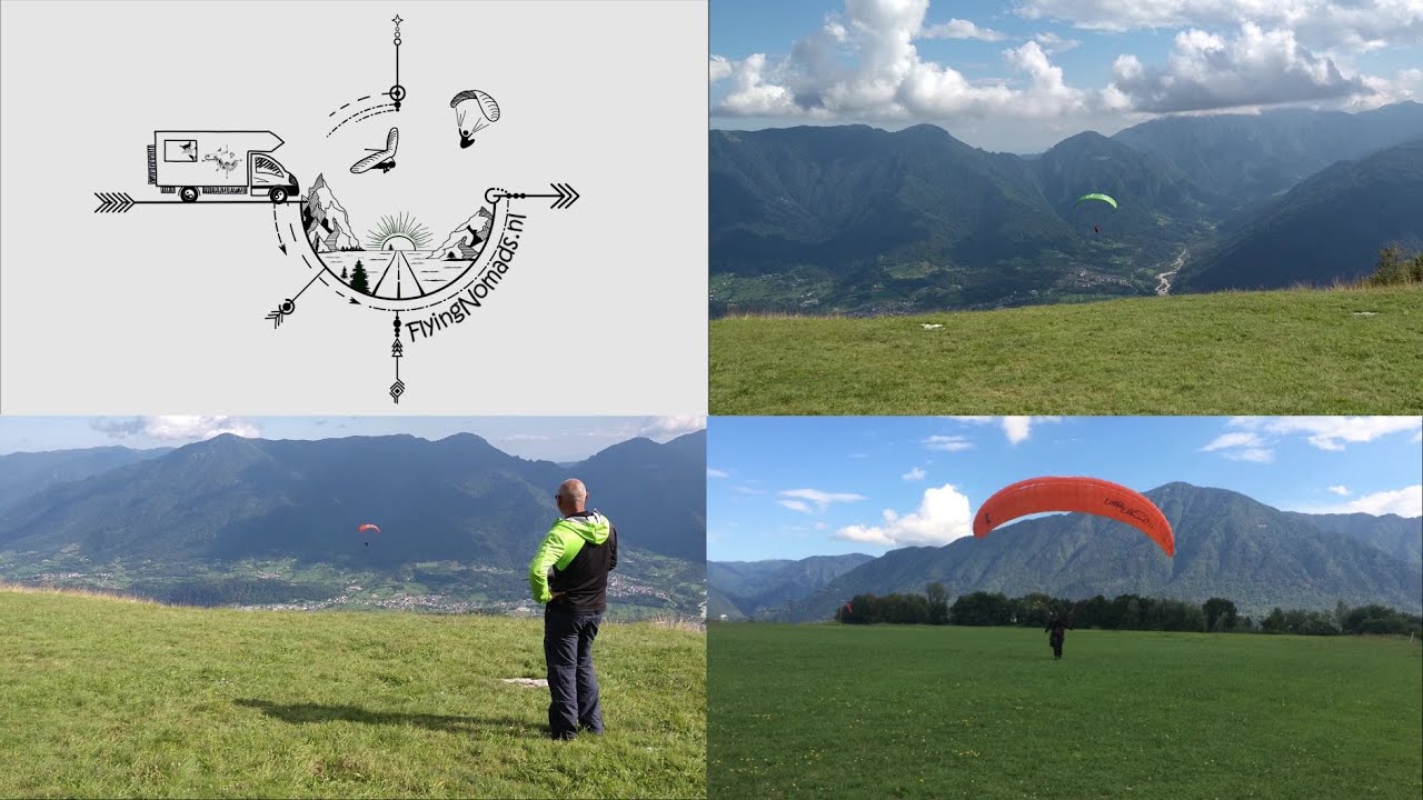 Paragliding Monte Avena in Feltre - Flying Nomads (Ep 16)