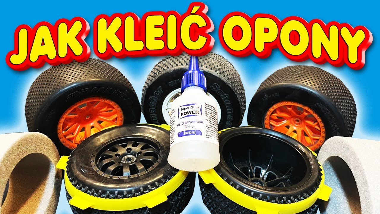 JAK SKLEIĆ OPONY Z FELGAMI W SAMOCHODACH RC | Koła modeli RC