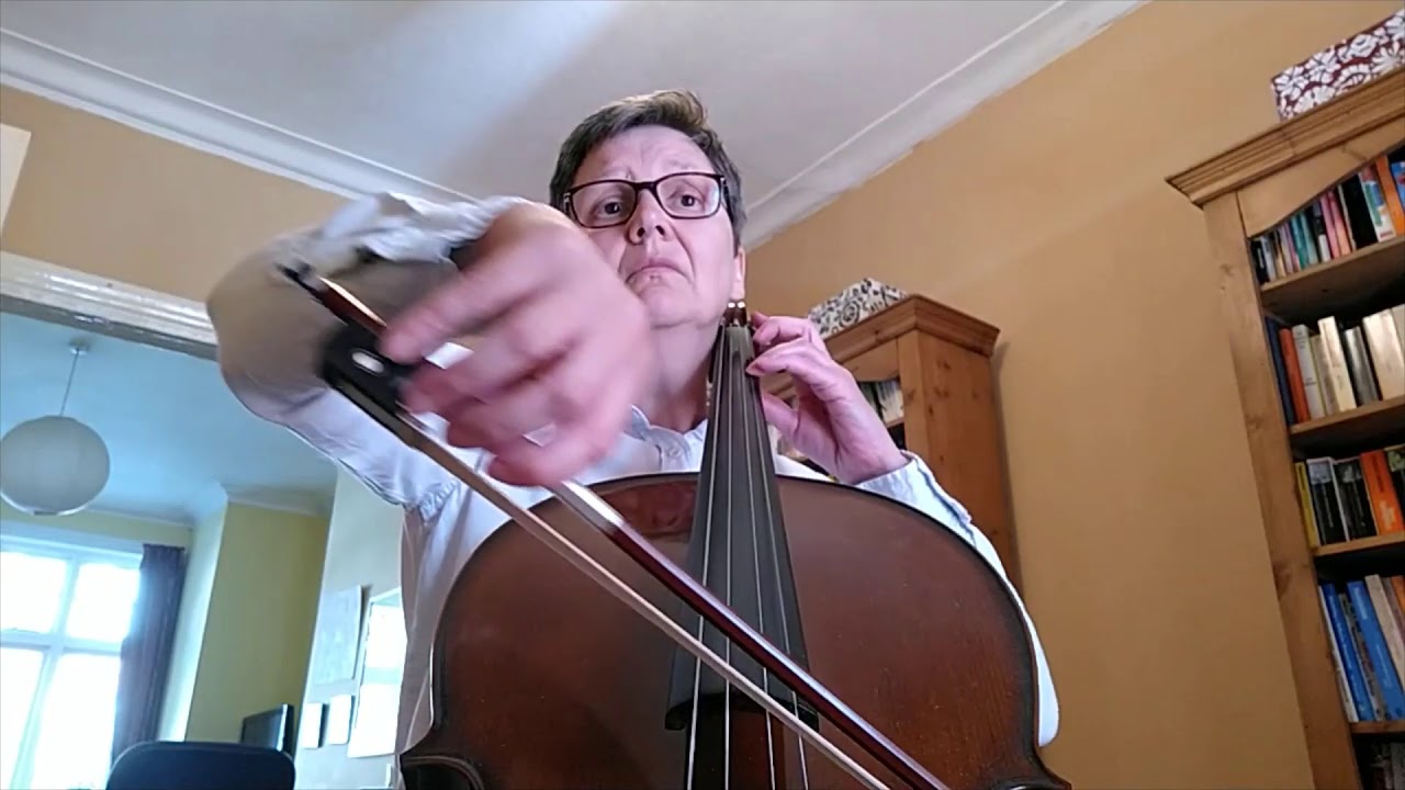 Cello - adult learner one year progress video