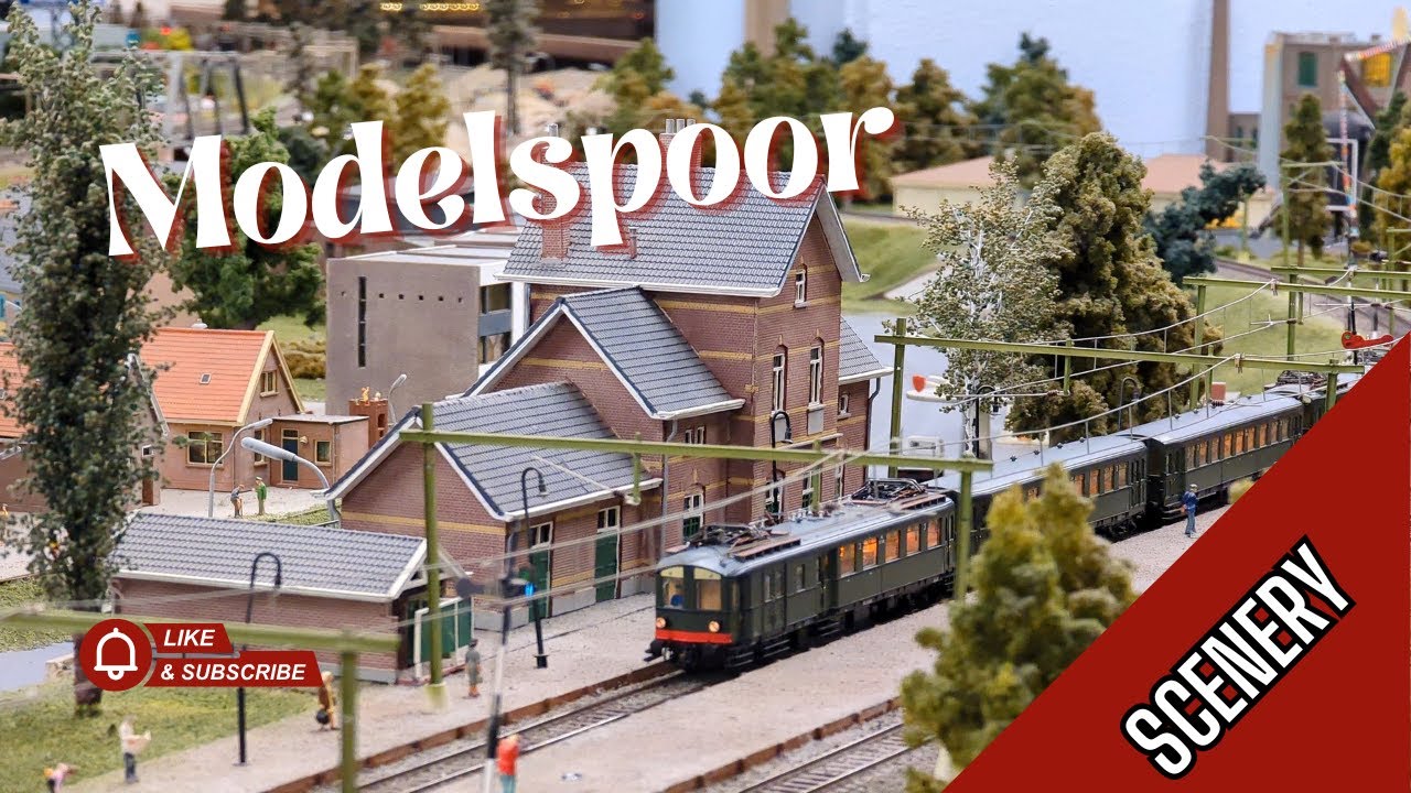 Hoe leuk kan modelspoor zijn? 🌄🚂 Ontdek de magie van scenery & details