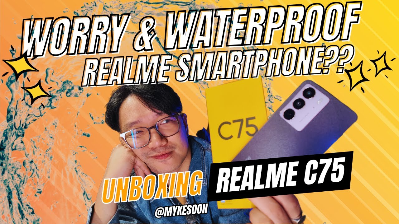 Go Worry-Free with the realme C75 smartphone!