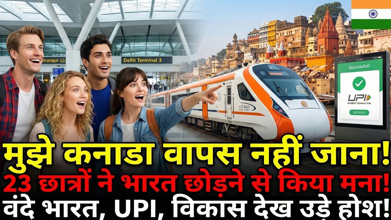 भारत स्वर्ग है, कनाडा फेल है! 23 विदेशी छात्रों ने घर जाने से किया इनकार, दुनिया हुई हैरान #वायरल
