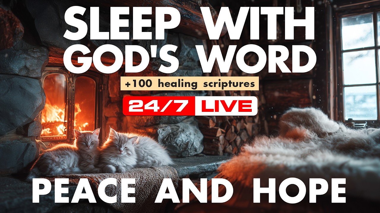 Sleep with the psalms blesses. Relaxing scriptures for sleep. Deep sleep comes.