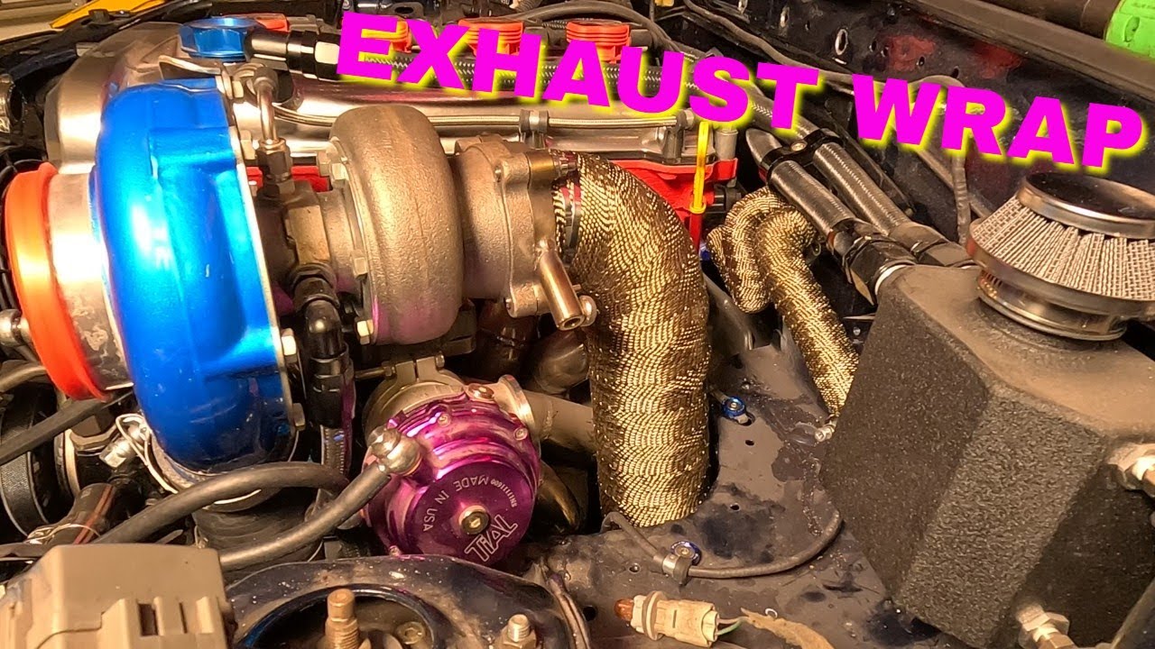 FUNK MOTORSPORTS LAVA ROCK HEAT WRAP : MX5 TURBO BUILT pt 57