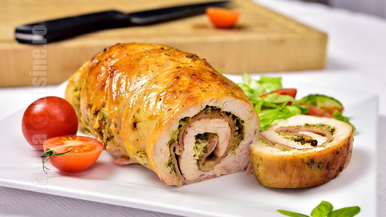 Rulada de curcan la cuptor | JamilaCuisine